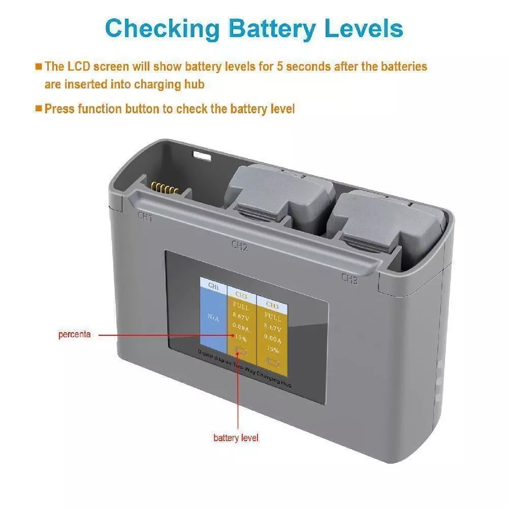 Digital Display Charging Hub F - Dji Drone Mini 3 评论和价格