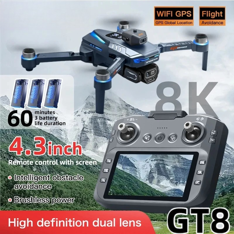 Original GT8 Drone 8K Professi - Drone Camera Night Vision 评论和价格