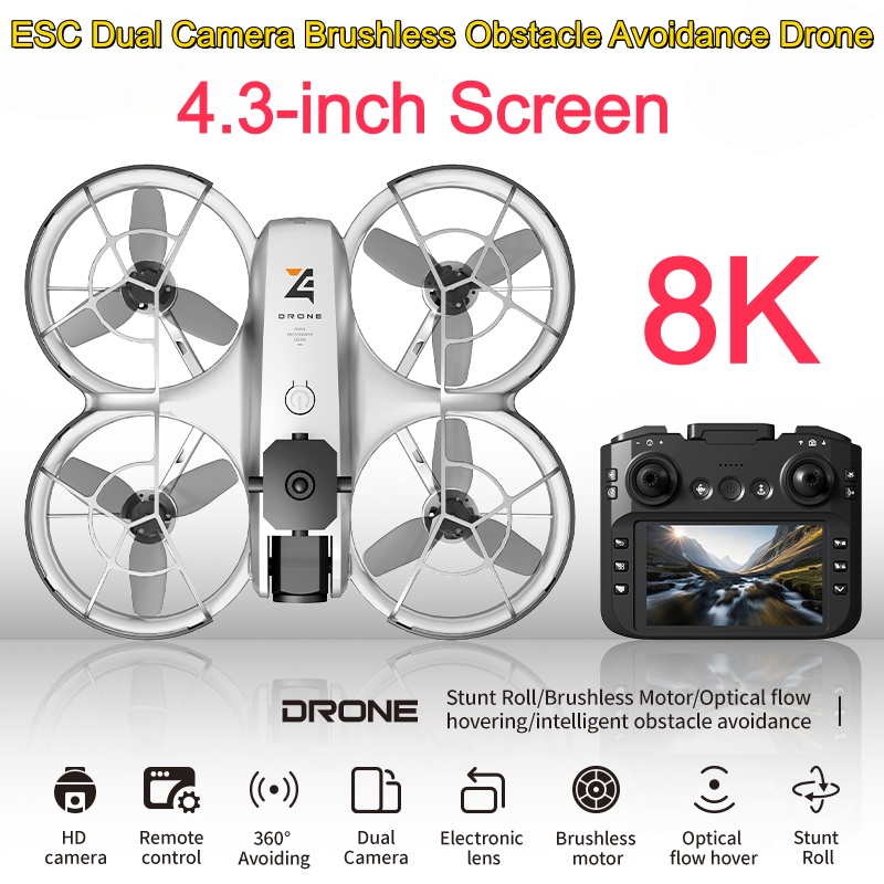 4.3-inch Large Screen Drone 8K - Drone Camera 4K 评论和价格