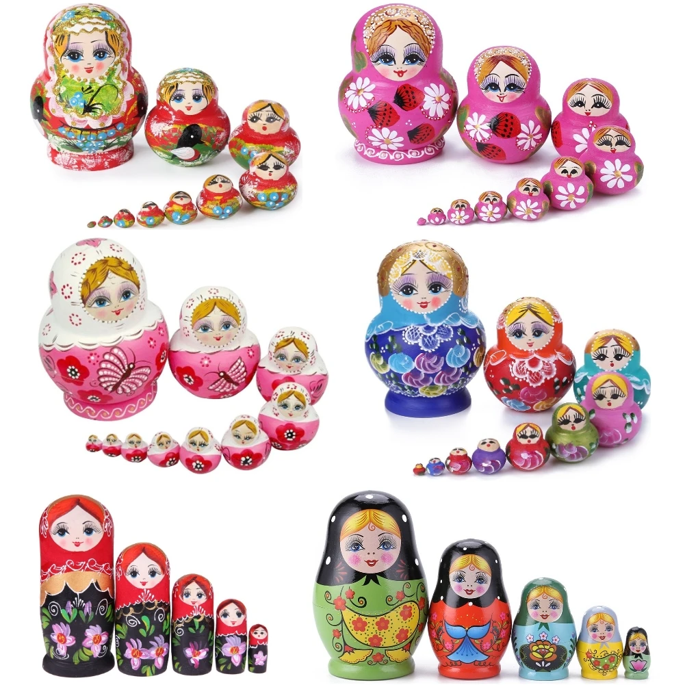 10 Floors Wooden Matryoshka Do - Drone Camera Stabilized 评论和价格