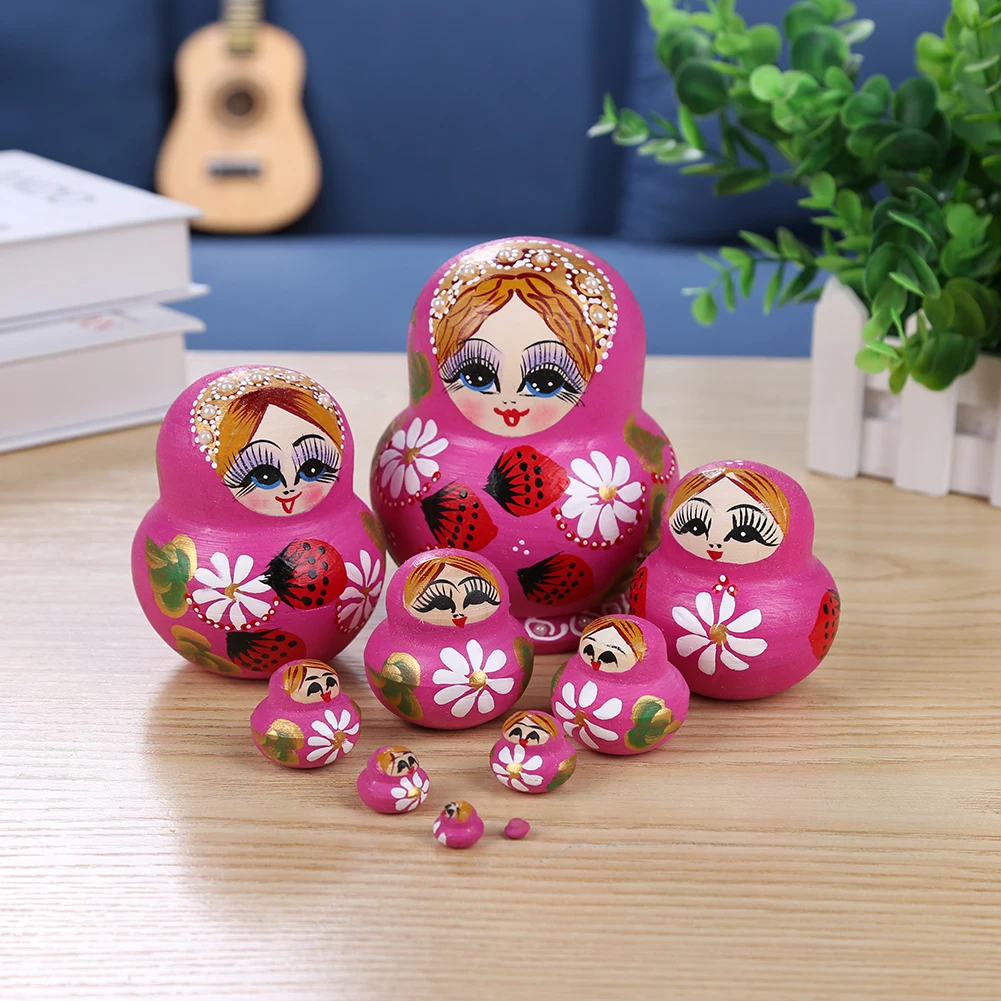 10 Floors Wooden Matryoshka Do - Drone Camera Stabilized 评论和价格